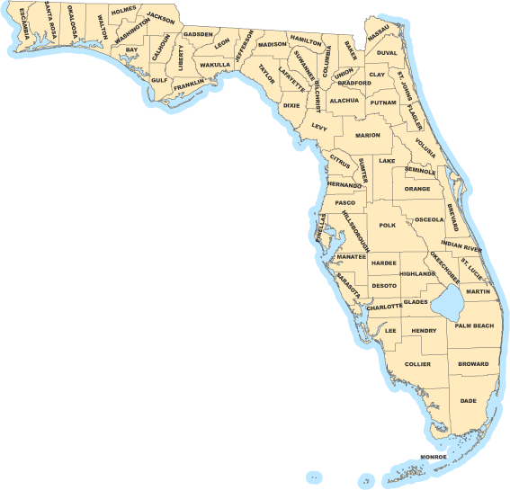 FL County Map
